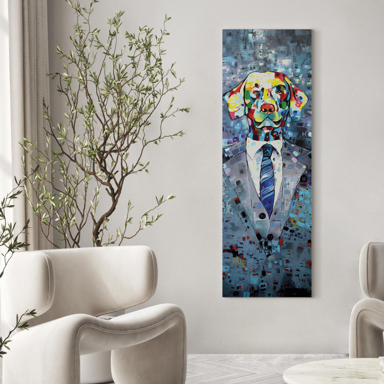 Canvas Dog in a Suit 106919 additionalImage 5