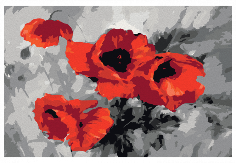 Paint by Number Kit Bouquet of Poppies 107519 additionalImage 7