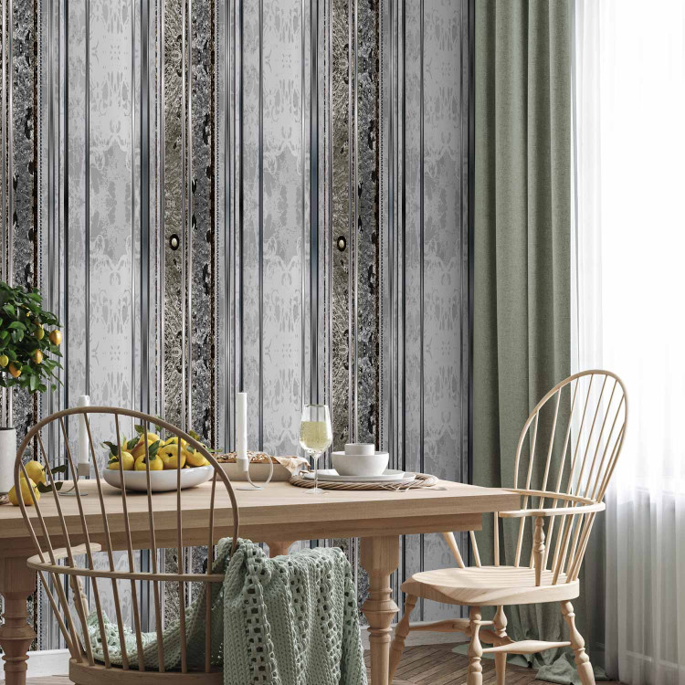 Wallpaper Grey Ornaments 107619 additionalImage 9