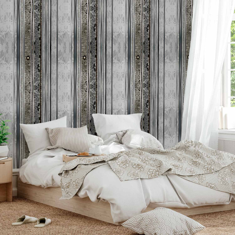 Wallpaper Grey Ornaments 107619 additionalImage 4