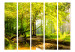 Room Divider Forest Glade II - autumn landscape of forest with yellow leaves and water 107719 additionalThumb 3