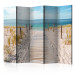 Folding Screen Seaside Vacation II - sea and sand against a blue sky in summer 108119