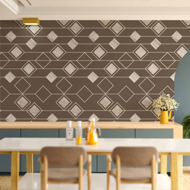Wallpaper Triangles and Squares (Beige) 114819 additionalImage 8