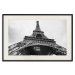 Poster Parisian giant - black and white shot of the Eiffel Tower from a frog's perspective 114919 additionalThumb 18