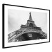 Poster Parisian giant - black and white shot of the Eiffel Tower from a frog's perspective 114919 additionalThumb 12