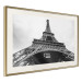 Poster Parisian giant - black and white shot of the Eiffel Tower from a frog's perspective 114919 additionalThumb 2