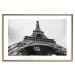 Poster Parisian giant - black and white shot of the Eiffel Tower from a frog's perspective 114919 additionalThumb 14