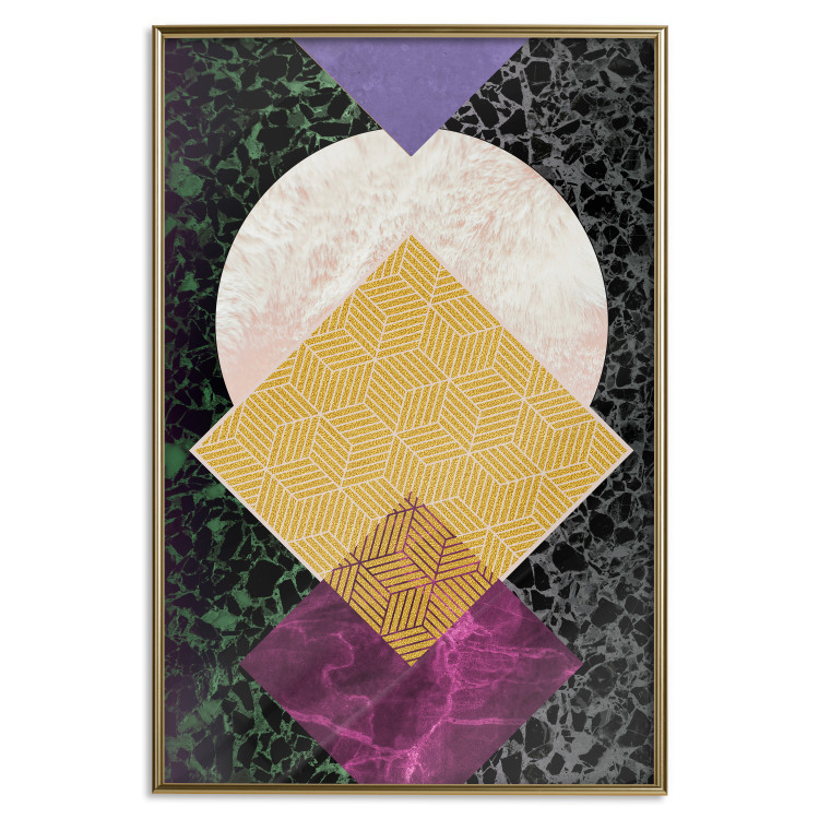 Poster Terrazzo Geometry - colorful geometric abstraction in various designs 117219 additionalImage 26