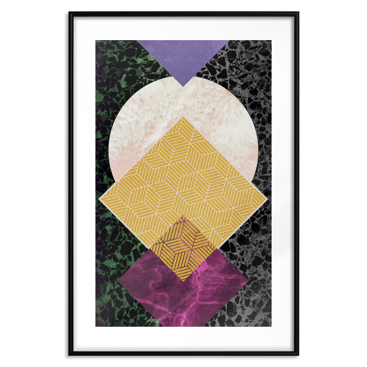 Poster Terrazzo Geometry - colorful geometric abstraction in various designs 117219 additionalImage 20