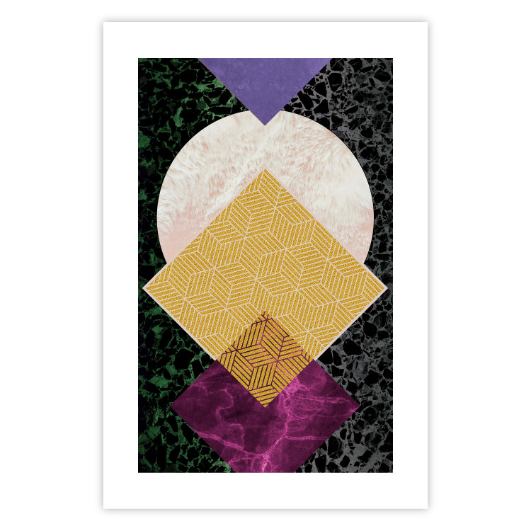 Poster Terrazzo Geometry - colorful geometric abstraction in various designs 117219 additionalImage 25