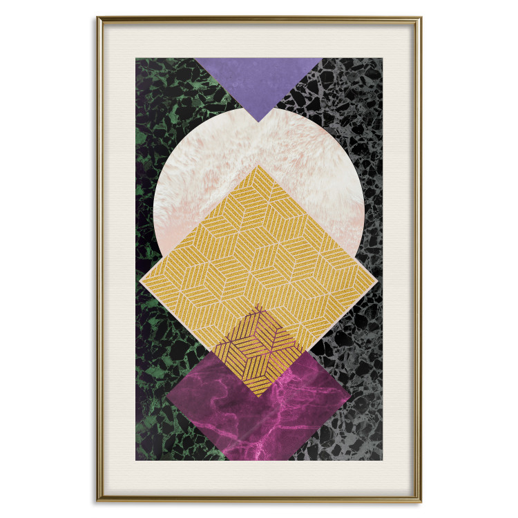 Poster Terrazzo Geometry - colorful geometric abstraction in various designs 117219 additionalImage 21