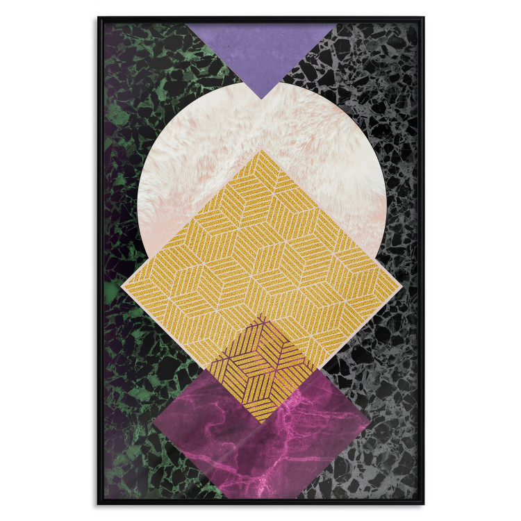 Poster Terrazzo Geometry - colorful geometric abstraction in various designs 117219 additionalImage 20