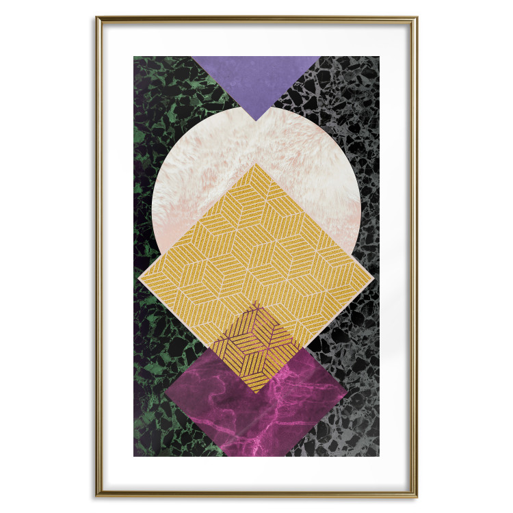 Poster Terrazzo Geometry - colorful geometric abstraction in various designs 117219 additionalImage 14