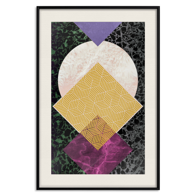 Poster Terrazzo Geometry - colorful geometric abstraction in various designs 117219 additionalImage 18