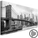 Canvas Road to Manhattan (1 Part) Narrow Black and White 118619 additionalThumb 6