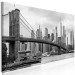 Canvas Road to Manhattan (1 Part) Narrow Black and White 118619 additionalThumb 2