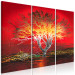 Canvas Print Alien landscape - a disturbing tree on an abstract red background 122319 additionalThumb 2