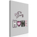 Canvas Homeowner's motto - funny English inscriptions on a gray background 122819 additionalThumb 2