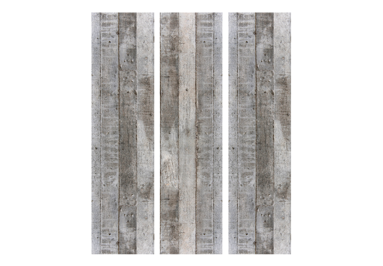 Room Separator Concrete Formwork - texture of wooden planks in a gray concrete style 123019 additionalImage 3
