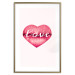 Wall Poster Love Lips - English text "kiss" on heart-shaped lips 123219 additionalThumb 16