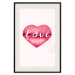 Wall Poster Love Lips - English text "kiss" on heart-shaped lips 123219 additionalThumb 18
