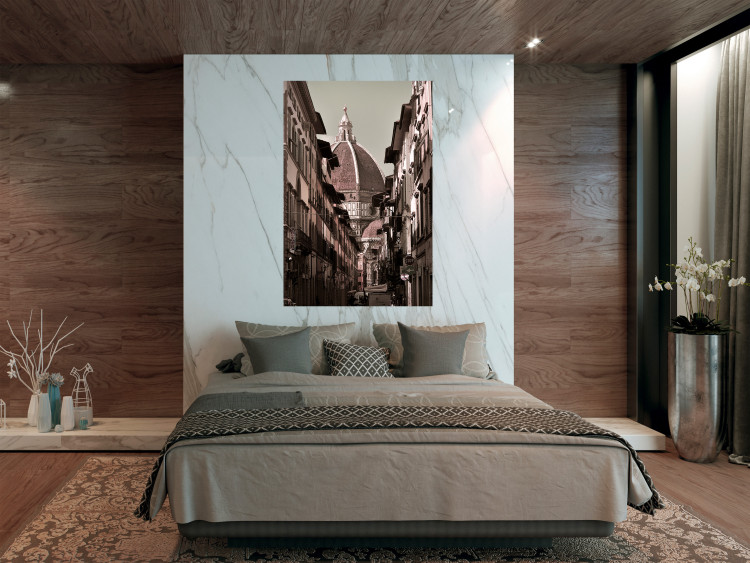Poster Florence - street architecture in Italy with backdrop of historic palace 123619 additionalImage 23