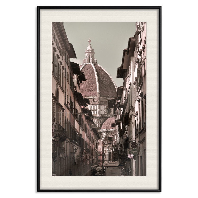 Poster Florence - street architecture in Italy with backdrop of historic palace 123619 additionalImage 18