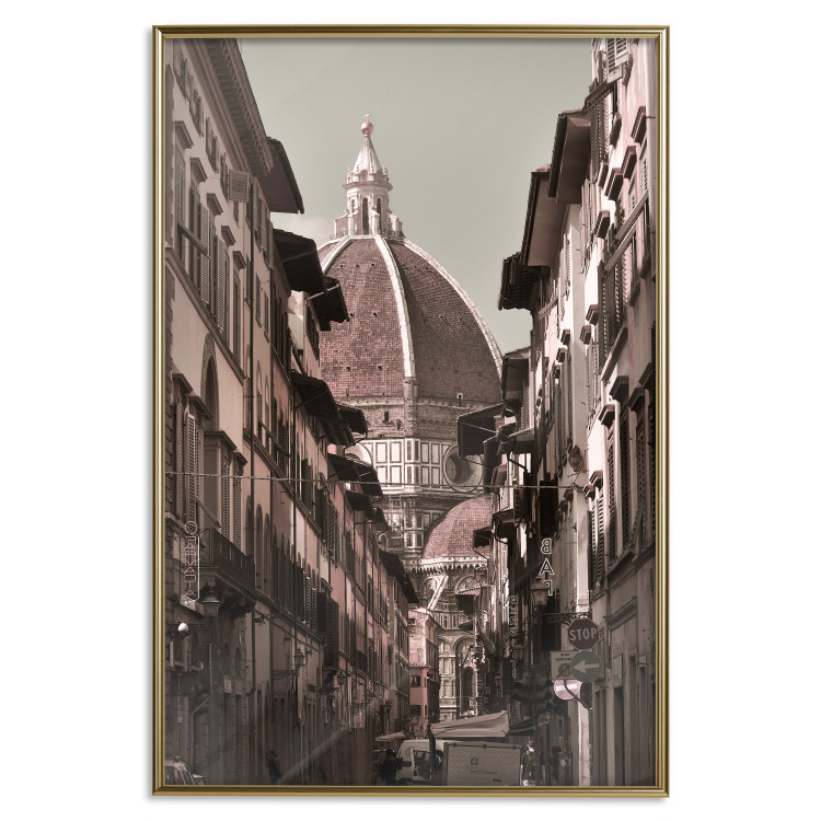 Poster Florence - street architecture in Italy with backdrop of historic palace 123619 additionalImage 20