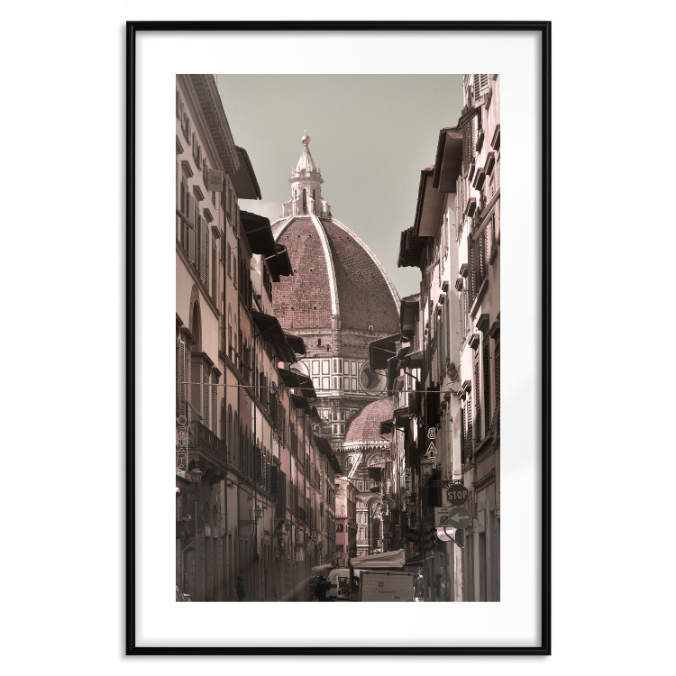 Poster Florence - street architecture in Italy with backdrop of historic palace 123619 additionalImage 17