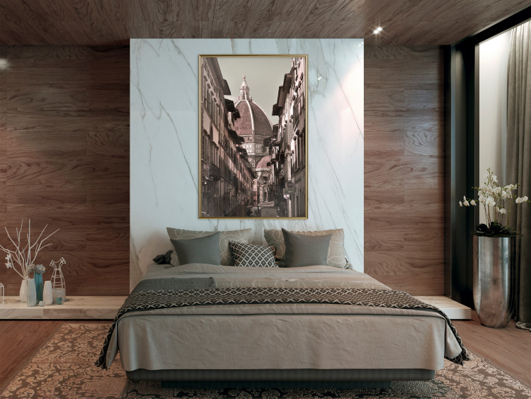 Poster Florence - street architecture in Italy with backdrop of historic palace 123619 additionalImage 7