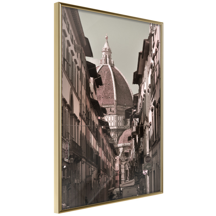Poster Florence - street architecture in Italy with backdrop of historic palace 123619 additionalImage 12