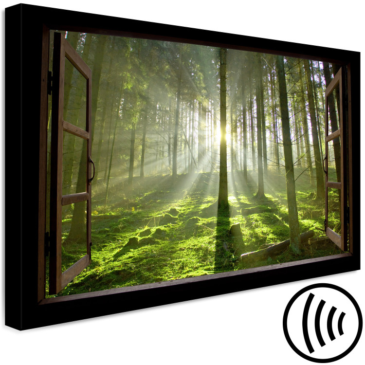 Canvas Print Dawn in the Forest (1 Part) Wide 125019 additionalImage 6