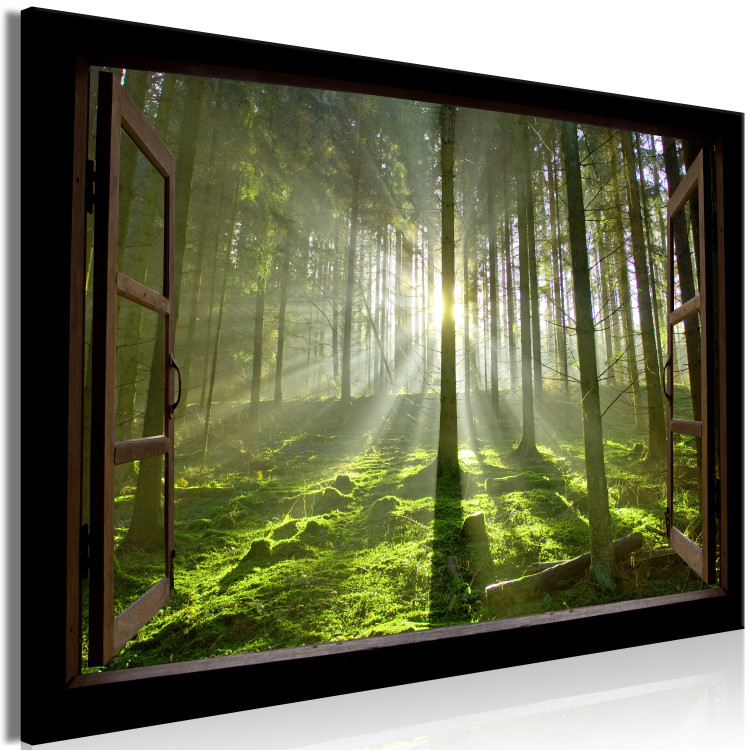 Canvas Print Dawn in the Forest (1 Part) Wide 125019 additionalImage 2