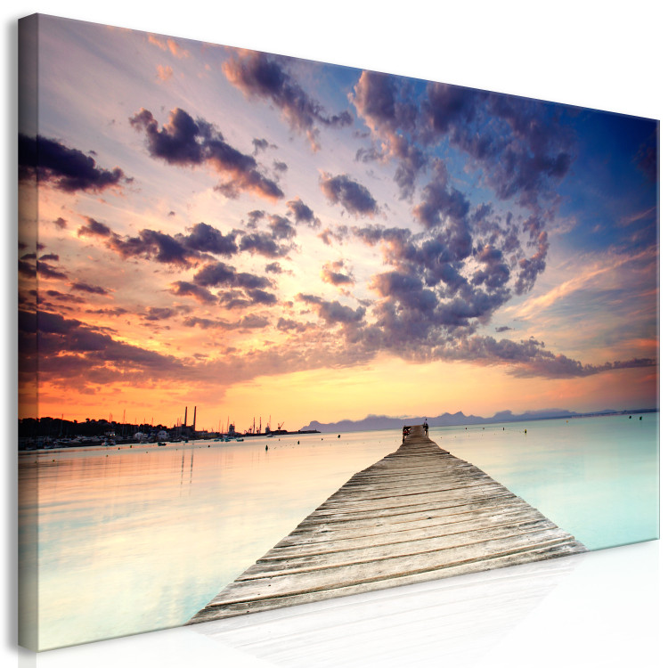 Large canvas print Pier on the Caribbean II [Large Format] 128719 additionalImage 2