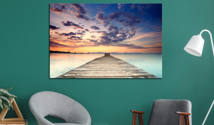 Large canvas print Pier on the Caribbean II [Large Format] 128719 additionalImage 5