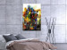 Canvas Print We Are Unity (1-piece) Vertical - colorful abstraction of figures 130419 additionalThumb 3