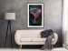 Wall Poster Colorful Safari - multicolored elephant in a watercolor motif on a black background 130519 additionalThumb 24