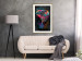 Wall Poster Colorful Safari - multicolored elephant in a watercolor motif on a black background 130519 additionalThumb 22