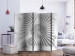 Folding Screen White Puzzle II (5-piece) - light geometric 3D abstraction 132819 additionalThumb 2