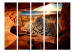 Folding Screen Cave: Beautiful Beach II (5-piece) - view from rocks to sea 132919 additionalThumb 3