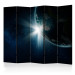 Room Divider Earth II (5-piece) - landscape of the blue planet against cosmos background 133219