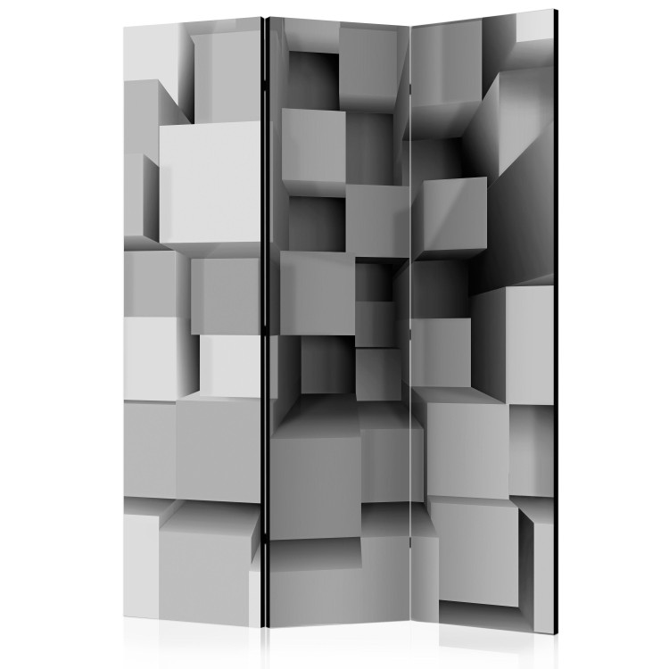 Folding Screen Mechanical Symmetry - abstraction of geometric figures with 3D effect 133619