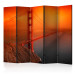 Room Divider Screen Golden Gate Bridge II - architecture of a large red bridge over the ocean 133719