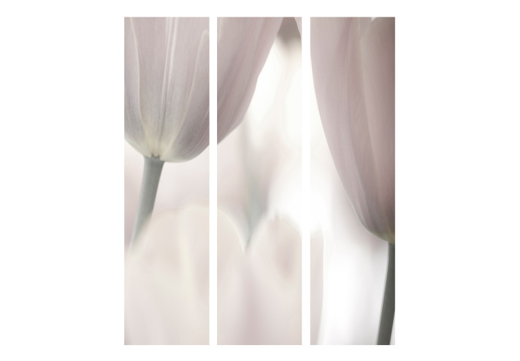Folding Screen Tulips Fine Art - Black and White - tulips in faded contrast 133919 additionalImage 3
