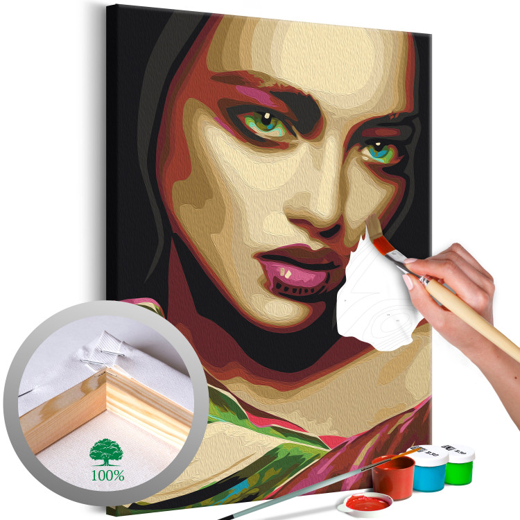 Paint by Number Kit Indian Beauty 135319