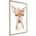 Wall Poster Little Deer - funny portrait of an animal on a white contrasting background 135719 additionalThumb 18