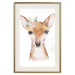 Wall Poster Little Deer - funny portrait of an animal on a white contrasting background 135719 additionalThumb 20