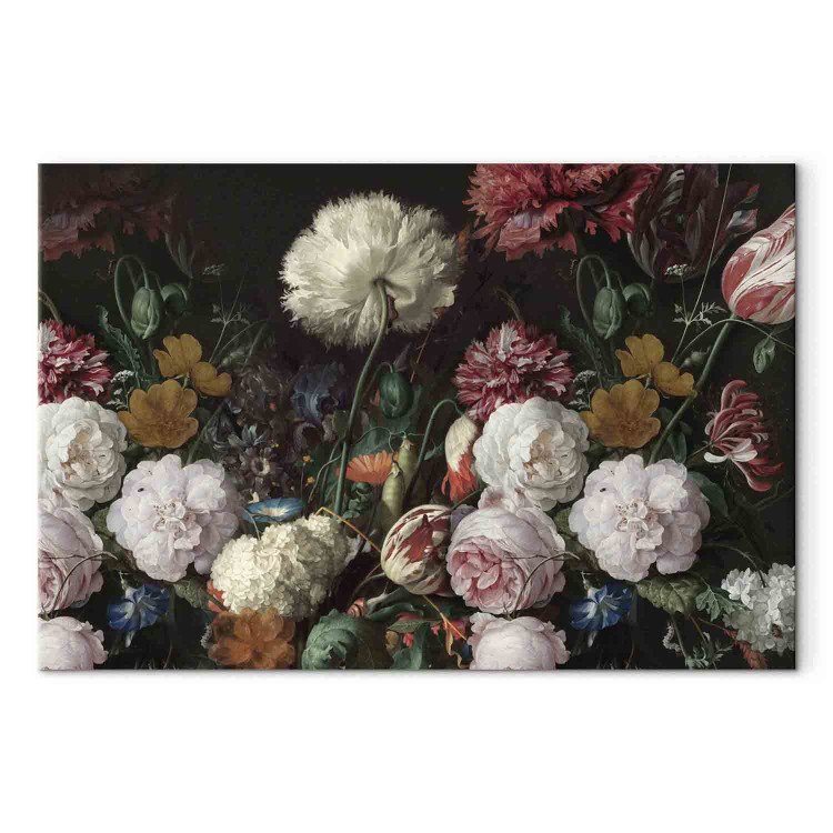 Canvas Art Print Timeless Bouquet (1-piece) Wide - garden of colorful flowers 135919
