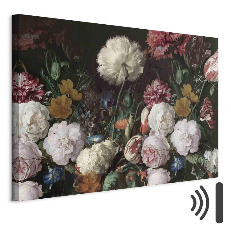 Canvas Art Print Timeless Bouquet (1-piece) Wide - garden of colorful flowers 135919 additionalImage 8
