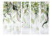Folding Screen Carried by the Wind II (5-piece) - Delicate composition in leaves 136119 additionalThumb 3